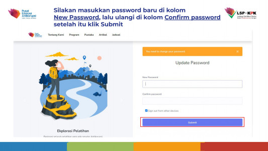 Teknis Reset dan Aktivasi Ulang akun Aksesku Interaksi aksesku.kpk.go.id